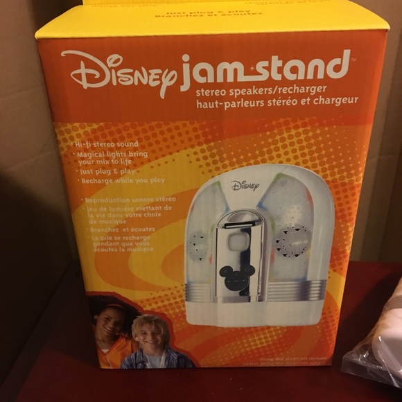 Disney jam stand speaker system